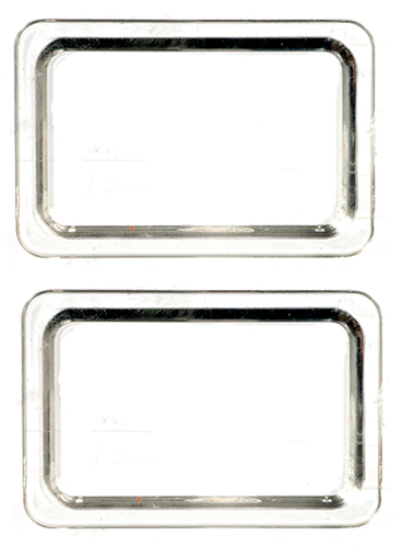 AZG7293 - Small Trays Without Handles, 2Pc