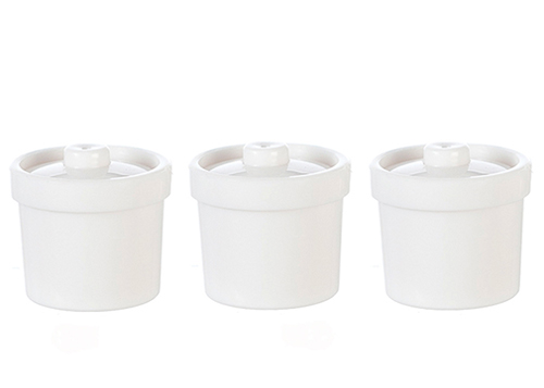 AZG7433 - Canisters W/Lids/3/White
