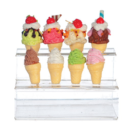 AZG7508 - 8 Ice Cream Cones Display
