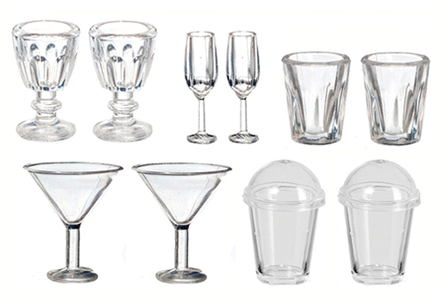 AZG7515 - Glassware, Set Of 10