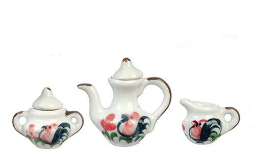 AZG7558 - Ceramic Teapot Set, 5 Pieces