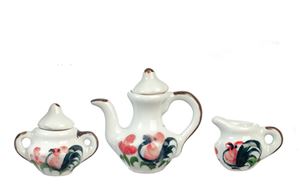 AZG7558 - Ceramic Teapot Set, 5 Pieces