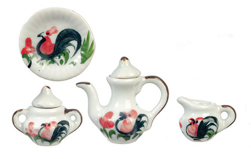 AZG7559 - Ceramic Teapot Set, Flow, 6