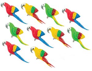 AZG7751 - Miniature Parrots, Set, 10