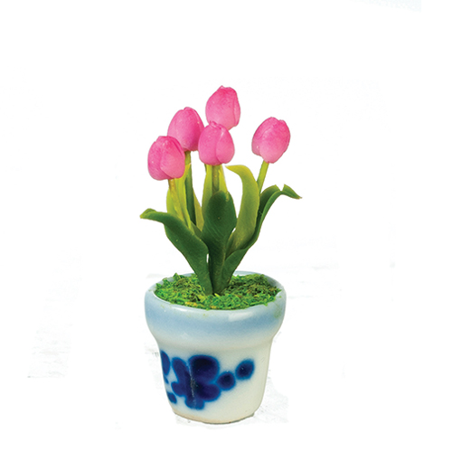 AZG7811 - Rose Tulip In Pot