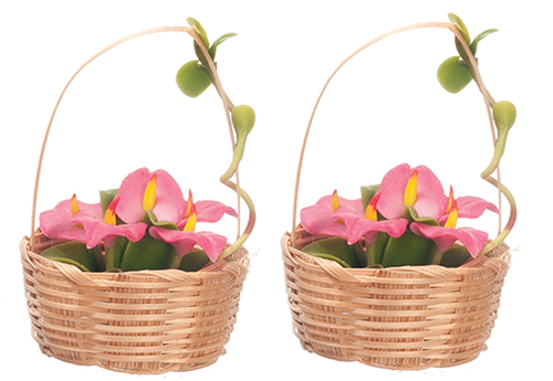 AZG7862 - Hand Made Flower Basket/2
