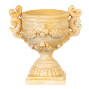 AZG8121 - Decorated Garden Urn, Ivory