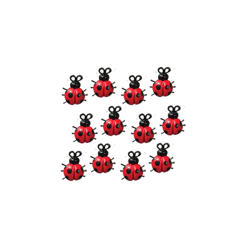 AZG8304 - Ladybugs, 12 Pieces