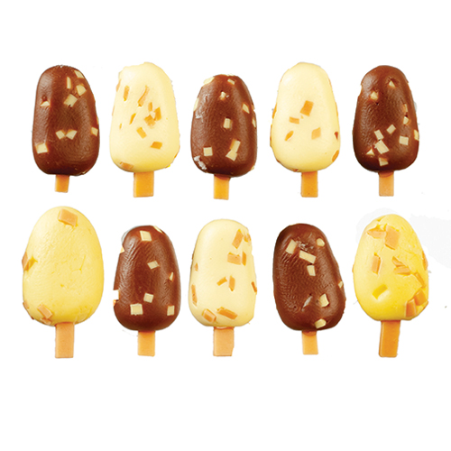 AZG8317 - Ice Cream Bars, Vanilla/Chocolate, 10