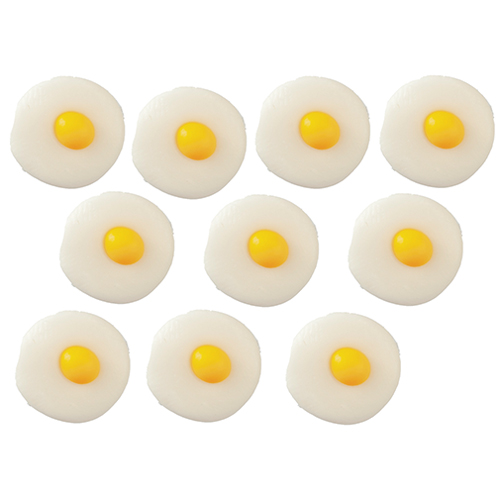 AZG8318 - Fried Eggs, 10 Pieces