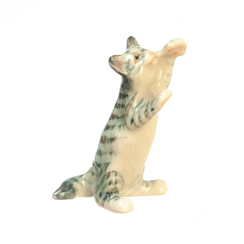 AZG8342 - Jumping Ceramic Cat