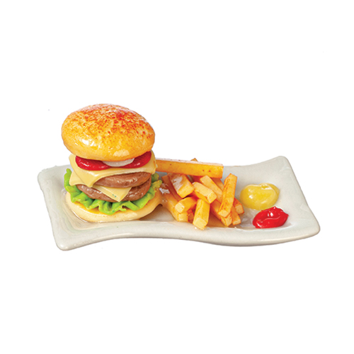 AZG8525 - Hamburger With Fries