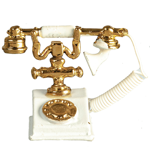 AZG8639 - Classic Telephone, White