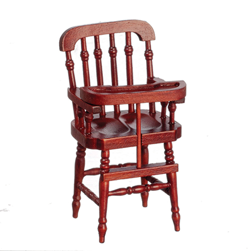 AZG9819M - Victorian High Chair/Mahogany