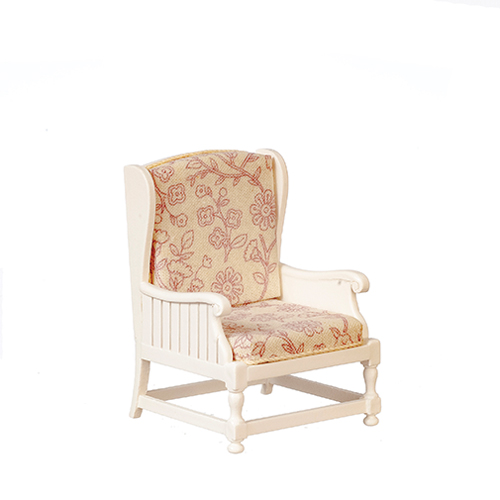 AZJJ06051W - Vintage Wing Back Chair, White