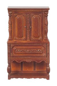 AZJJ31039WN - Gothic Chest On Stand/Wal
