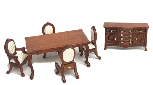 AZJQ2470WN - 1/4In.Dining Room Set/6/W