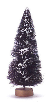 AZM6056S - Hemp Tree With Snow, 6 Inch