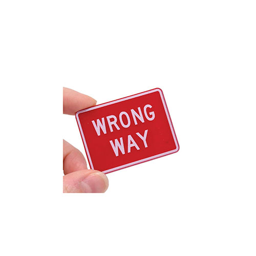 AZMM0117 - Wrong Way Sign
