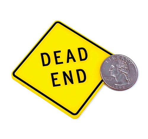 AZMM0124 - Dead End Roadwork Sign