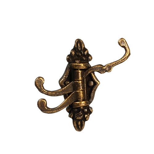 AZS1902 - Triple Coat Hook, Antique Brass