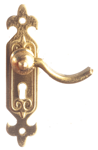 AZS3074 - Door Lever Handle/Brass