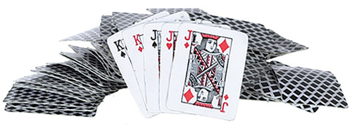 AZS8502 - 3/4 Inch Playing Cards, 52 Pieces