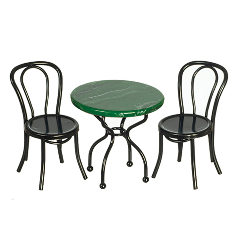 AZS8510 - Green Marble Table Set/3