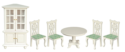 AZT0113 - Dining Room Set, White, 6 Pieces