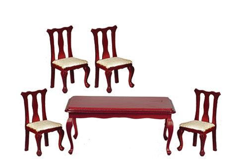 AZT0124 - Table Set, 5, Mahogany