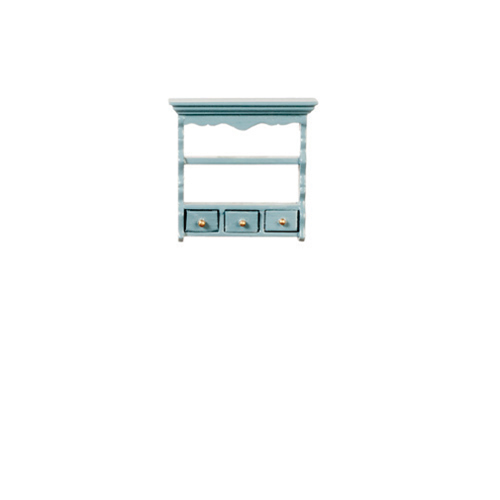 AZT2663 - Rs Kitchen Shelf With Drawers, Blue