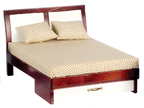 AZT3271 - Modern Bed/Mahogany