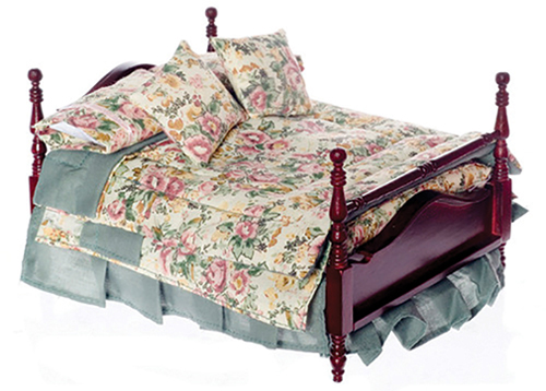 AZT3302A - 4-Poster Bed With Linens/Cb