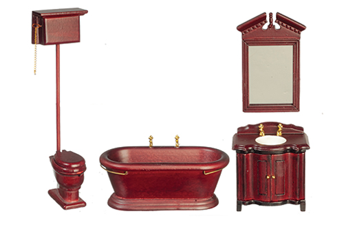 AZT3305 - Old Fashioned Bathroom Set, 4Pc