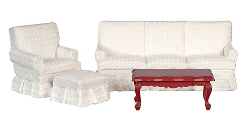AZT3663 - Living Room Set, 4, White, M