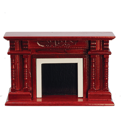 AZT3941 - Victorian Fireplace, Mahog