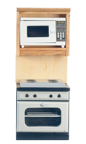 AZT4741 - Oven With Microwave, Oak