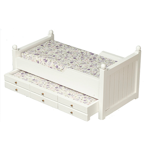 AZT5217 - Trundle Bed, White
