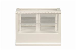 AZT5423 - Rectangle Display Cabinet, White