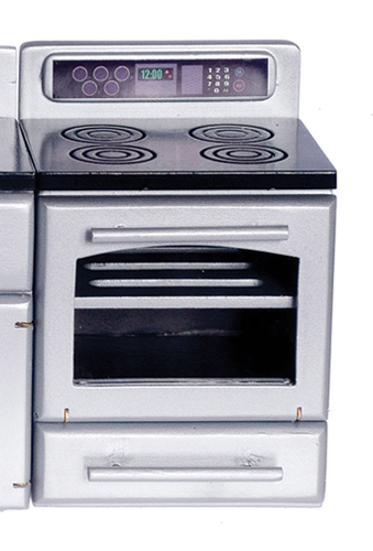 AZT5456 - Silver Stove With Black Top