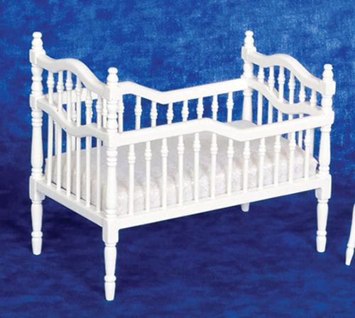 AZT5546 - Victorian Crib, White, Cb