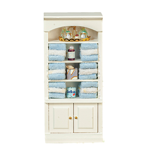 AZT5612BL - Bathroom Cupboard With Accessories, Blue