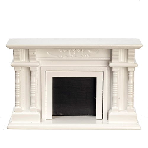 AZT5641 - Victorian Fireplace, White