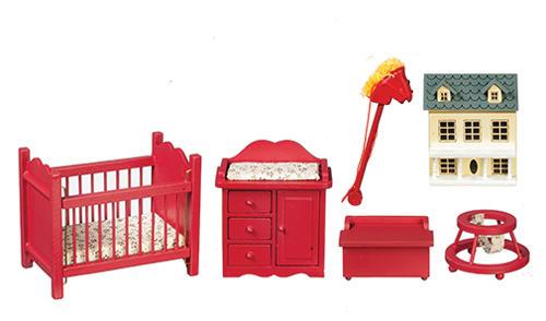 AZT5702 - Nursery Set, 6, Red, Cs