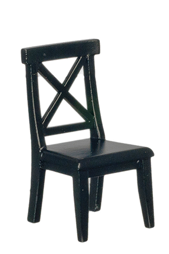 AZT5810 - Cross Buck Chair/Black