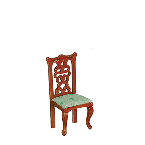 AZT6282 - Side Chair, Walnut/Green