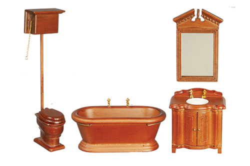 AZT6305 - Old Fashioned Bathroom Set, 4 Pieces