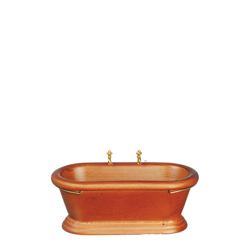 AZT6308 - Old Fashioned Bathtub, Walnut