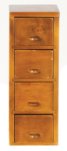 AZT6561A - 4-Drawer File Cabinet, Walnut, Cb