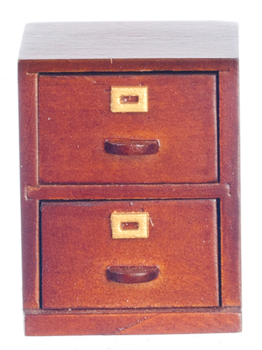 AZT6562A - 2-Drawer File Cabinet, Walnut, Cb